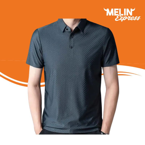 Camisa Polo Masculina em Nylon Carbone